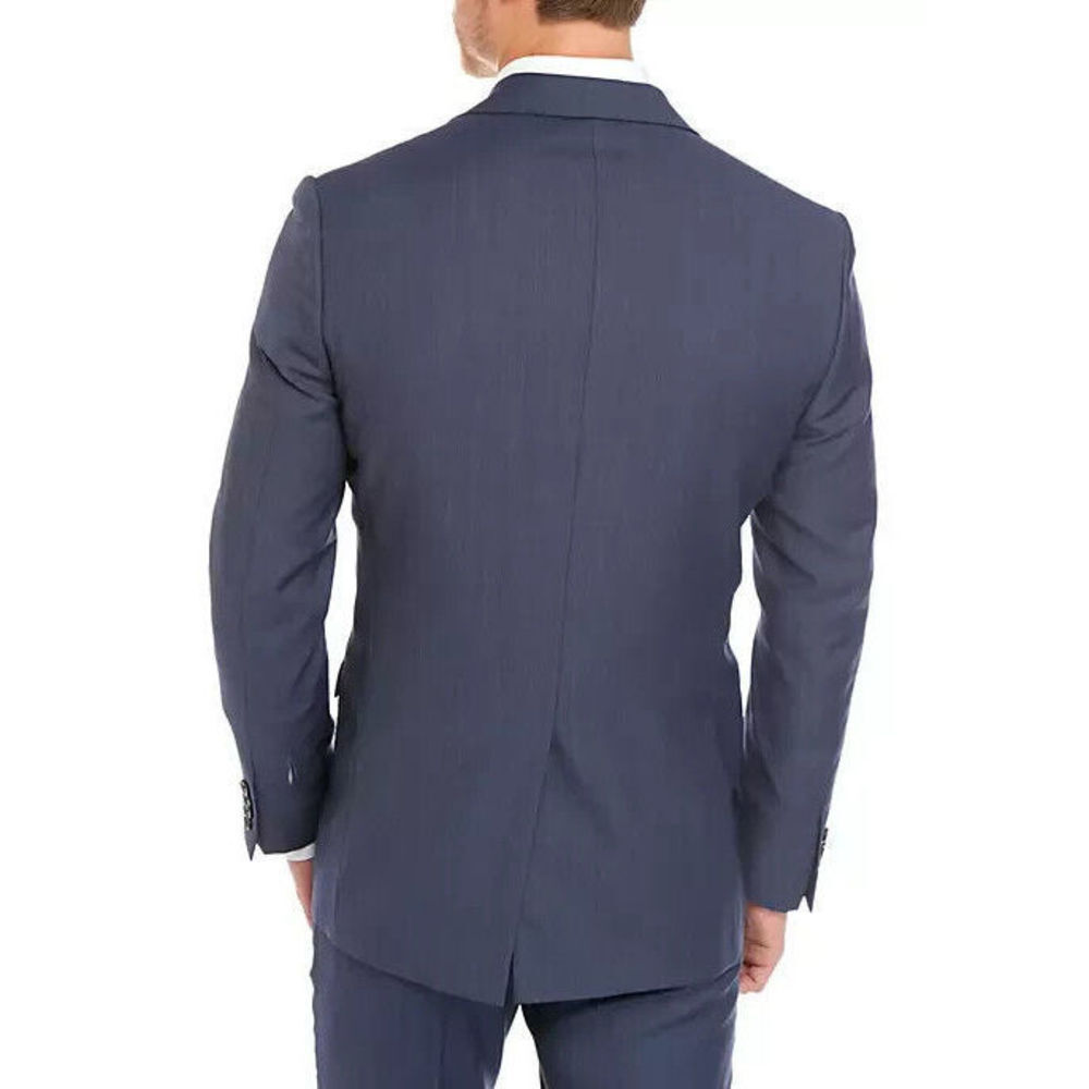 New with Tags Lauren Ralph Lauren Blue Tic Sport Coat 48L - Picture 2 of 6